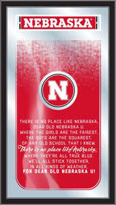 Nebraska Cornhuskers Fight Song Wall Mirror