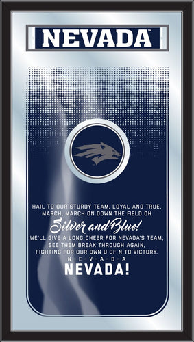 Nevada Wolfpack Fight Song Wall Mirror