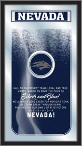 Nevada Wolfpack Fight Song Wall Mirror