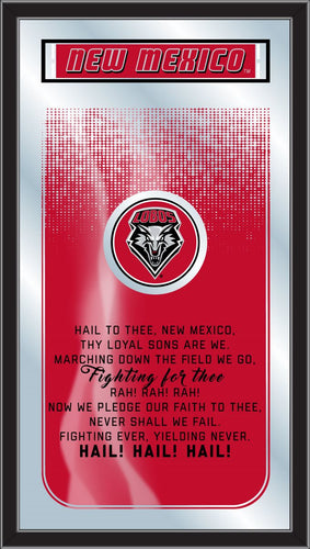 New Mexico Lobos Fight Song Wall Mirror