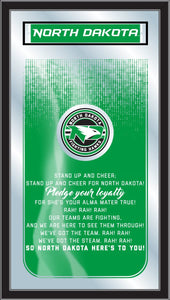 North Dakota Fighting Hawks Fight Song Wall Mirror