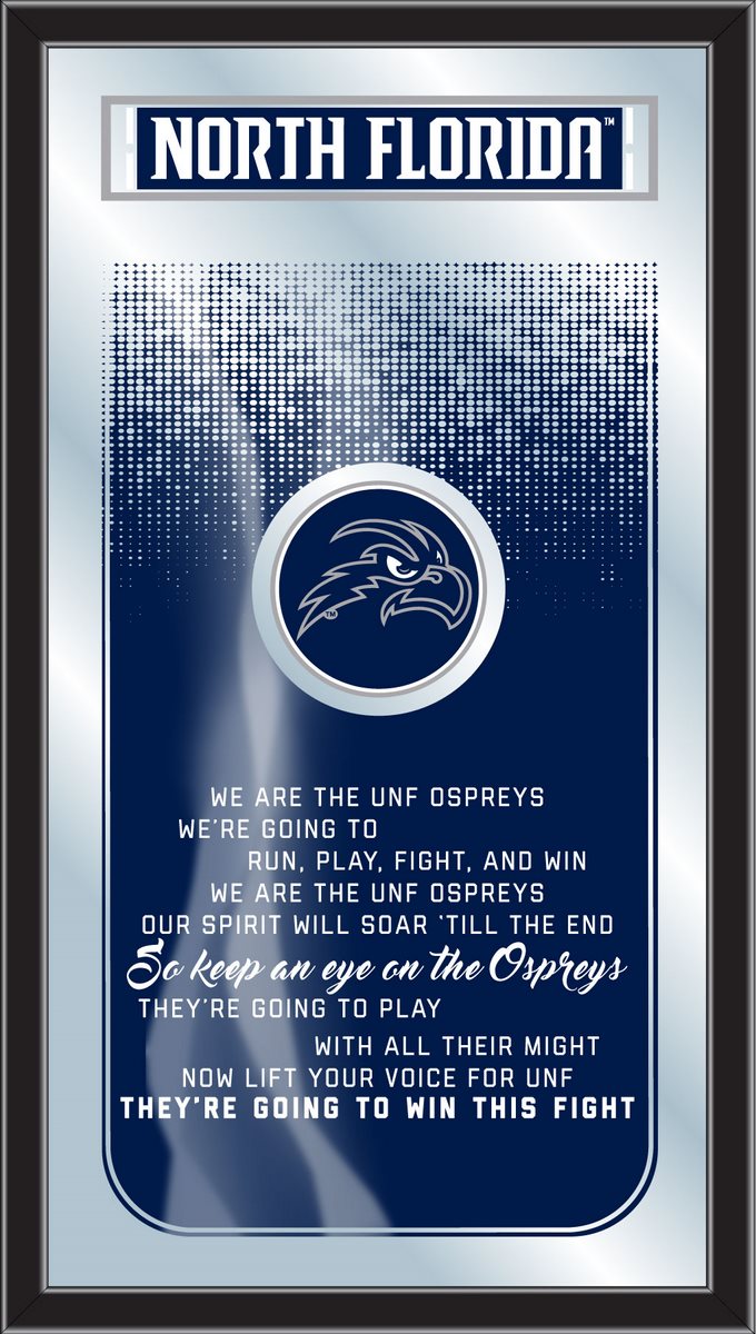 North Florida Ospreys Fight Song Wall Mirror