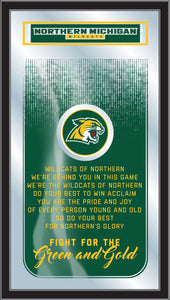 Northern Michigan Wildcats Fight Song Wall Mirror