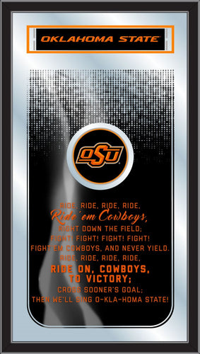 Oklahoma State Cowboys Fight Song Wall Mirror