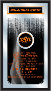 Oklahoma State Cowboys Fight Song Wall Mirror