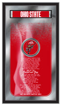 Ohio State Buckeyes Fight Song Wall Mirror