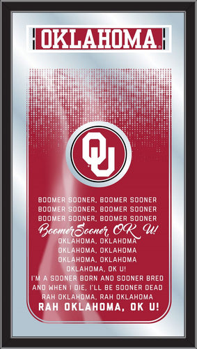 Oklahoma Sooners Fight Song Wall Mirror