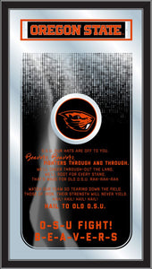 Oregon State Beavers Fight Song Wall Mirror