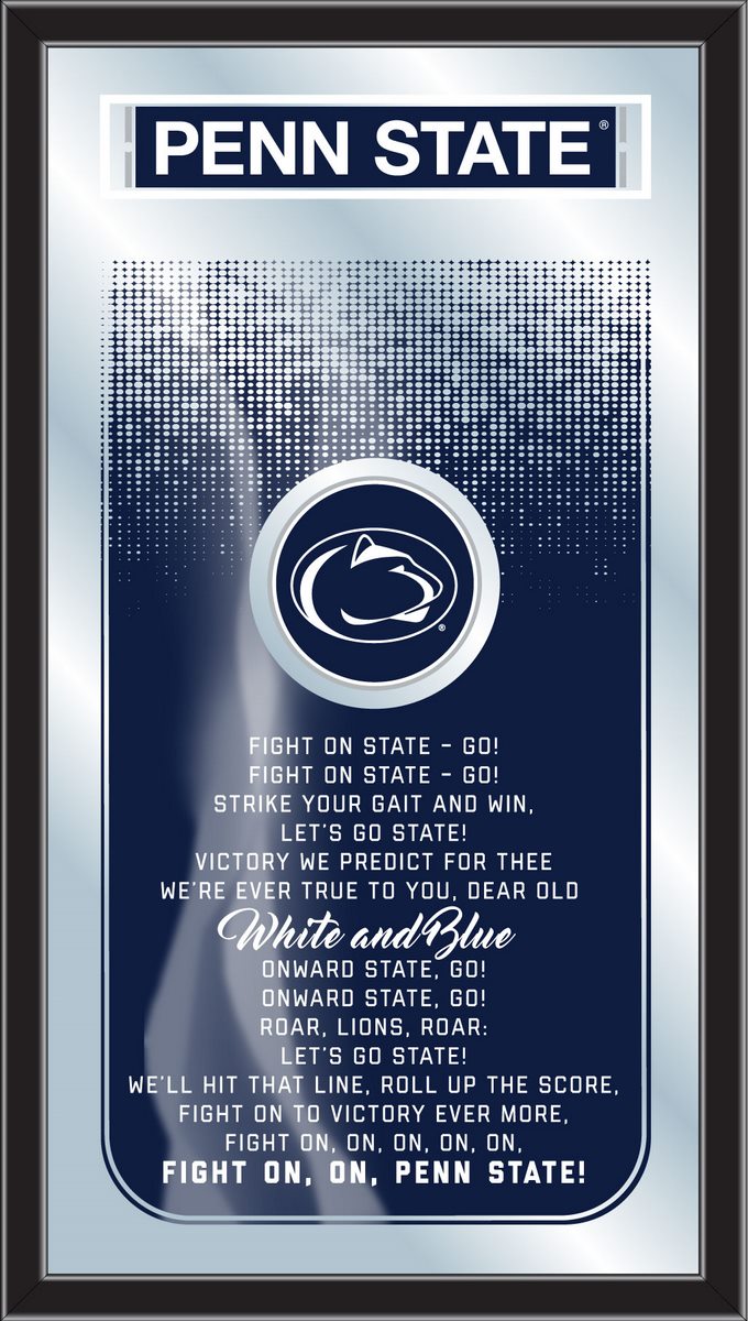 Penn State Nittany Lions Fight Song Wall Mirror