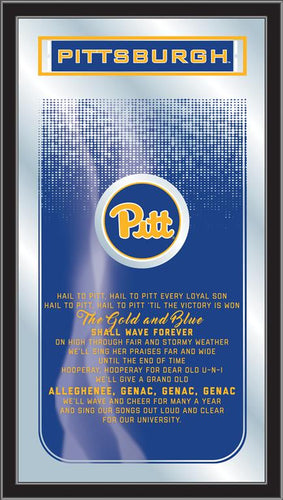 Pittsburgh Panthers Lions Fight Song Wall Mirror
