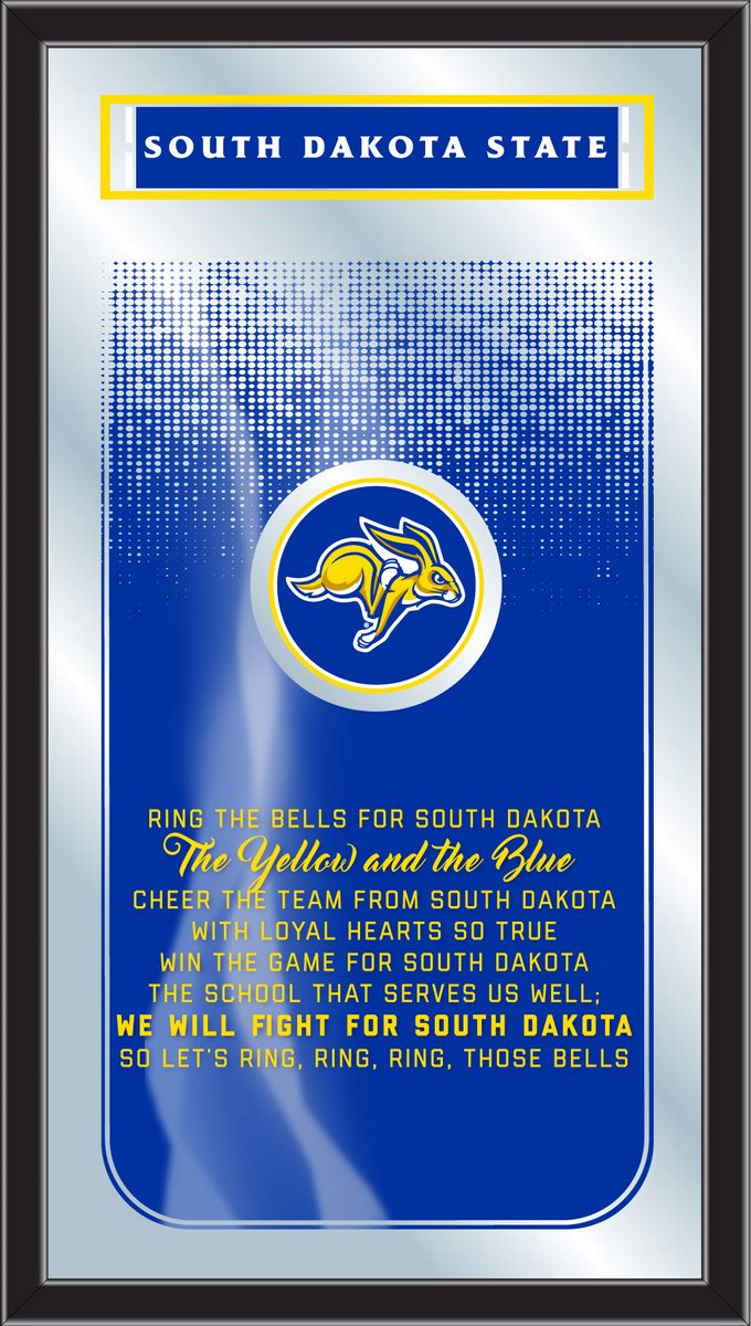 South Dakota State Jackrabbits Fight Song Wall Mirror