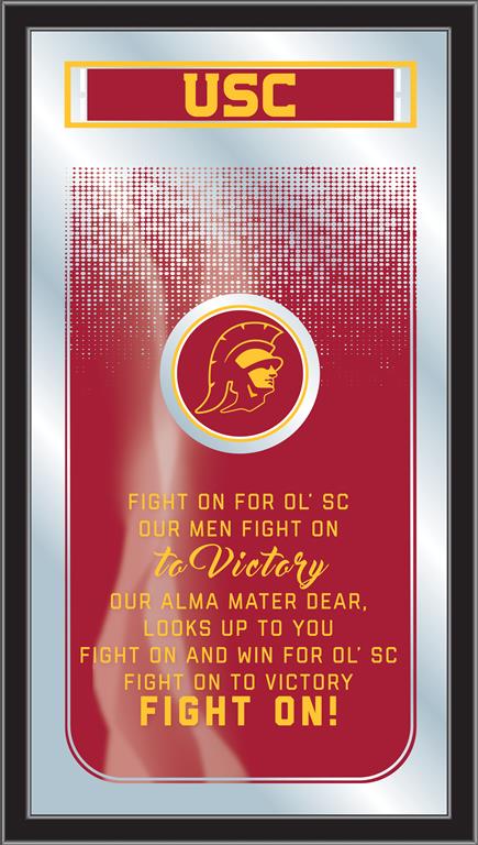 Southern California Trojans Fight Song Wall Mirror