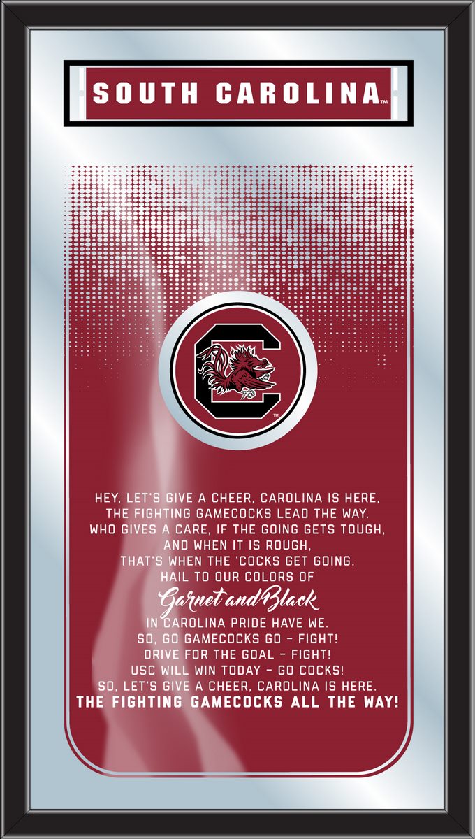 South Carolina Gamecocks Fight Song Wall Mirror