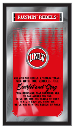 UNLV Runnin Rebels Fight Song Wall Mirror