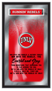 UNLV Runnin Rebels Fight Song Wall Mirror