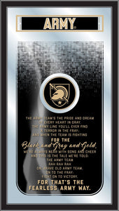 Army Black Nights Fight Song Wall Mirror