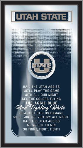 Utah State Aggies Fight Song Wall Mirror