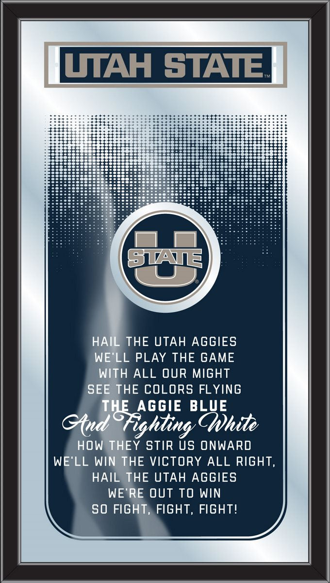 Utah State Aggies Fight Song Wall Mirror