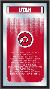 Utah Utes Fight Song Wall Mirror