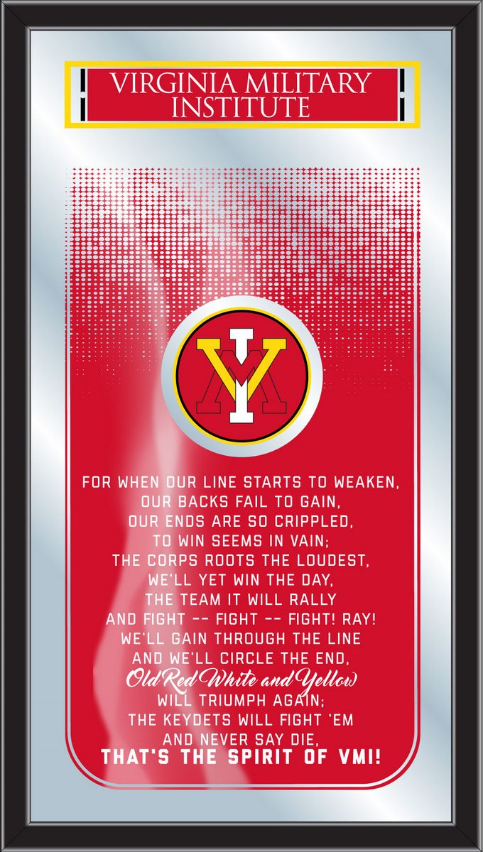 VMI Keydets Fight Song Wall Mirror