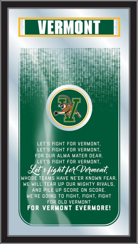 Vermont Catamounts Fight Song Wall Mirror