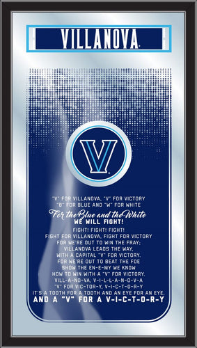 Villanova Wildcats Fight Song Wall Mirror