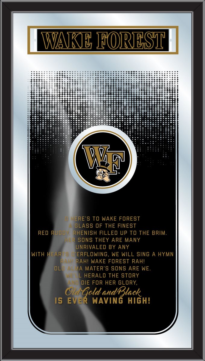 Wake Forest Demon Deacons Fight Song Wall Mirror