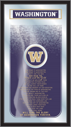 Washington Huskies Fight Song Wall Mirror