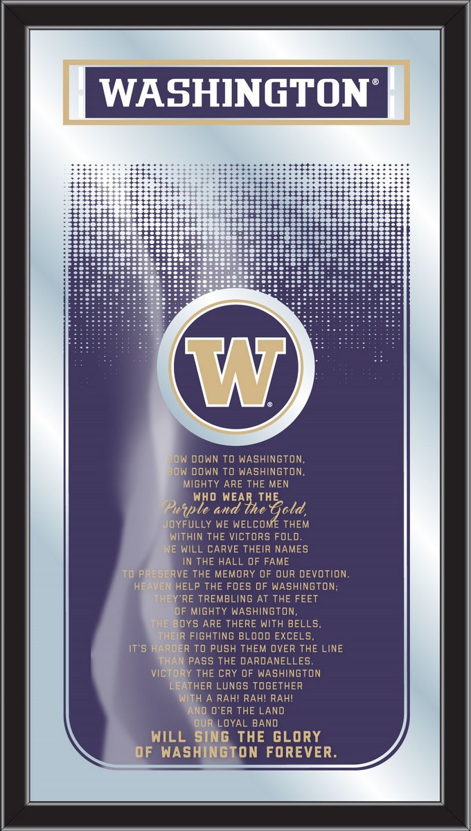 Washington Huskies Fight Song Wall Mirror