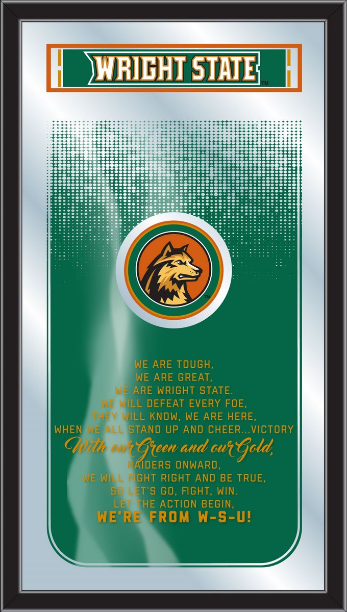 Wright State Raiders Fight Song Wall Mirror