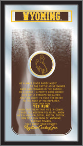 Wyoming Cowboys Fight Song Wall Mirror