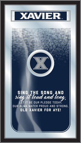Xavier Musketeers Fight Song Wall Mirror