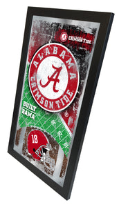 Alabama Crimson Tide Football Wall Mirror
