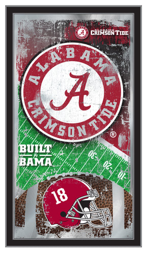 Alabama Crimson Tide Football Wall Mirror