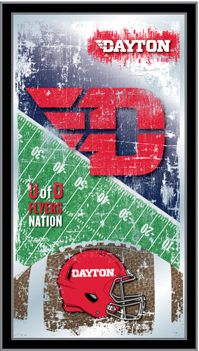 Dayton Flyers Football Wall Mirror