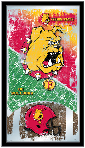 Ferris State Bulldogs Football Wall Mirror