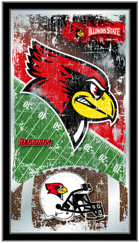 Illinois State Red Birds Football Wall Mirror