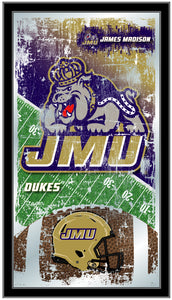 James Madison Dukes Football Wall Mirror