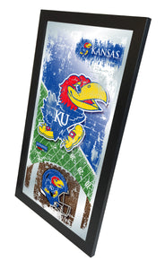 Kansas Jayhawks Football Wall Mirror