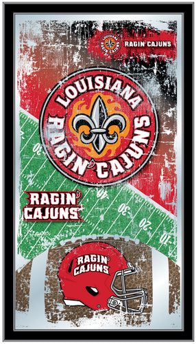 Louisiana Lafayette Ragin' Cajuns Football Wall Mirror