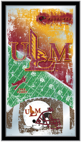 Louisiana Monroe Warhawks Football Wall Mirror