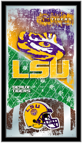 LSU Tigers Football Wall Mirror