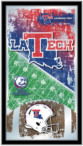 Louisiana Tech Bulldogs Football Wall Mirror