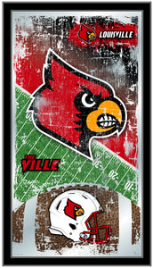 Louisville Cardinals Football Wall Mirror
