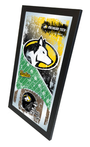 Michigan Tech Huskies Football Wall Mirror