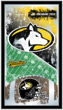 Michigan Tech Huskies Football Wall Mirror