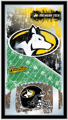 Michigan Tech Huskies Football Wall Mirror
