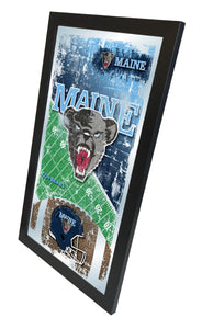 Maine Black Bears Football Wall Mirror