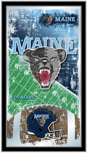 Maine Black Bears Football Wall Mirror