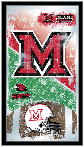 Miami Redhawks Football Wall Mirror